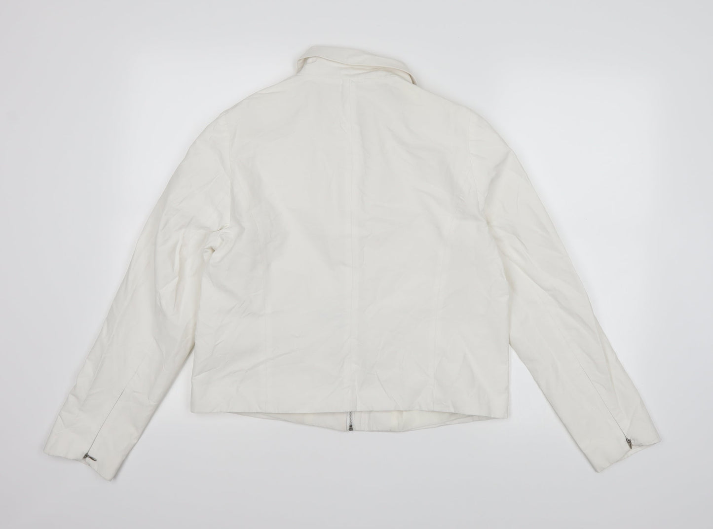 BHS Womens White   Overcoat Coat Size 12