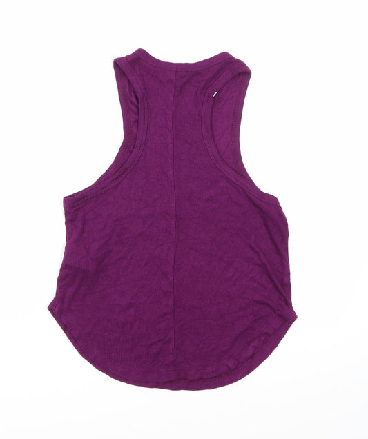 FOREVER 21 Womens Purple   Cropped Tank Size M