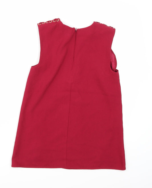 Warehouse Womens Red   Basic Tank Size 8  - Wine red