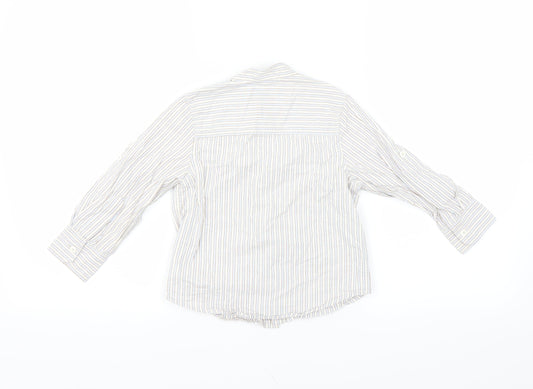 NEXT Boys Blue Striped  Basic Button-Up Size 3 Years