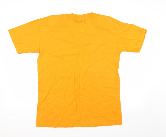 express tricot Womens Orange   Basic T-Shirt Size S