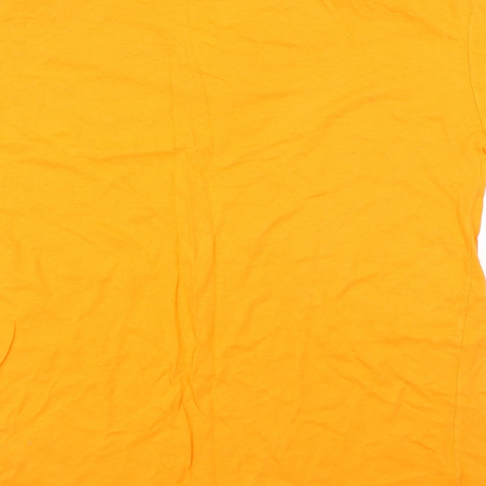 express tricot Womens Orange   Basic T-Shirt Size S