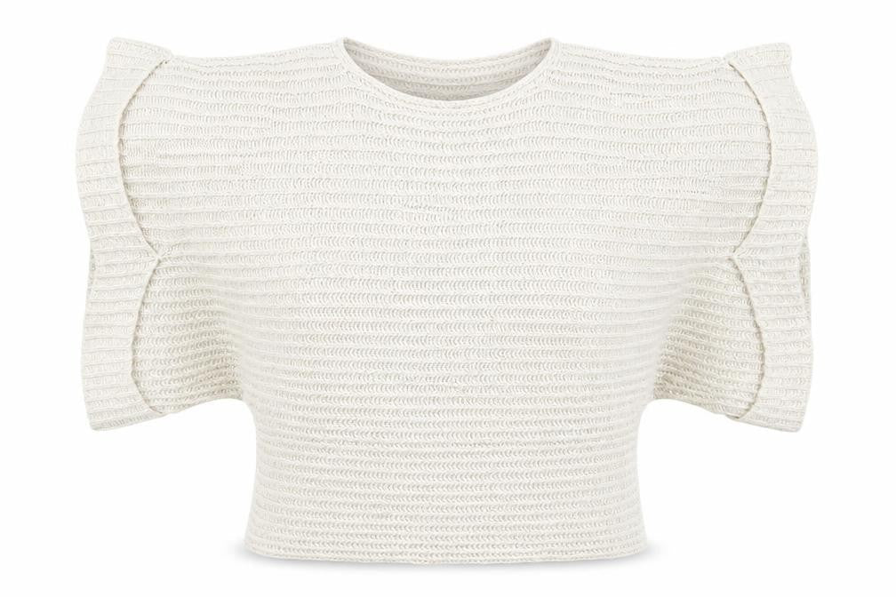 Front view of Brave Soul women’s ivory jumper, size S