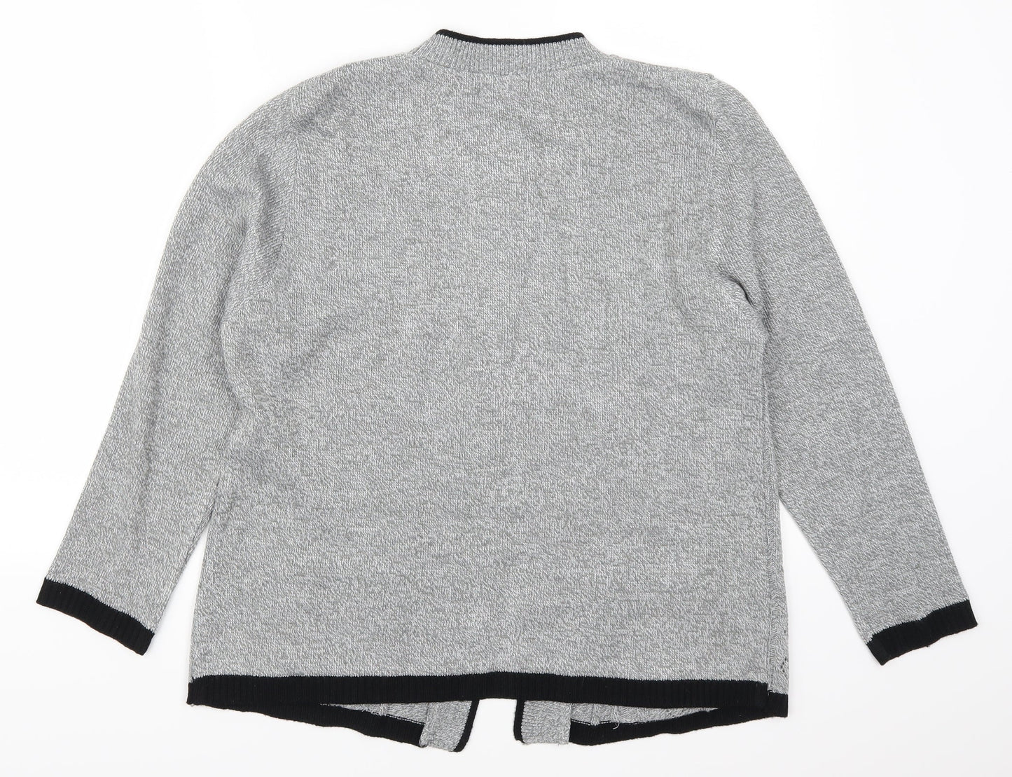Glimpse Design Womens Grey   Cardigan Jumper Size M