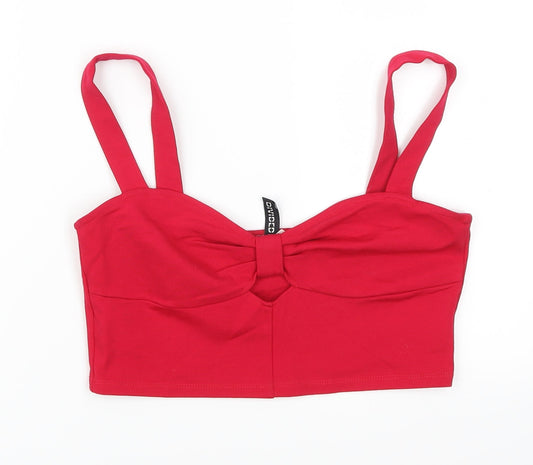 H&M Womens Pink   Cropped Tank Size S