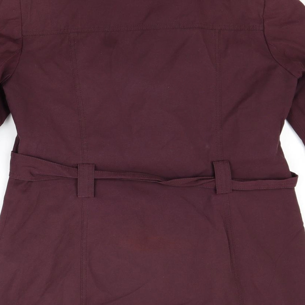 BHS Womens Red   Overcoat Coat Size 12