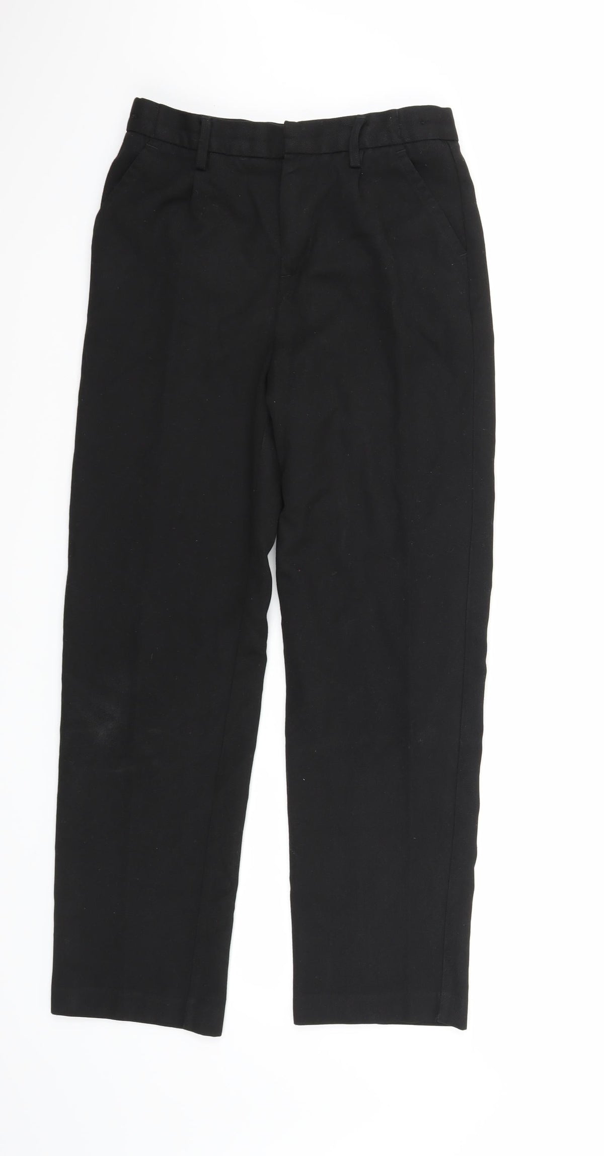 Additional front view of John Lewis boys’ black bloomer trousers, size 12, years