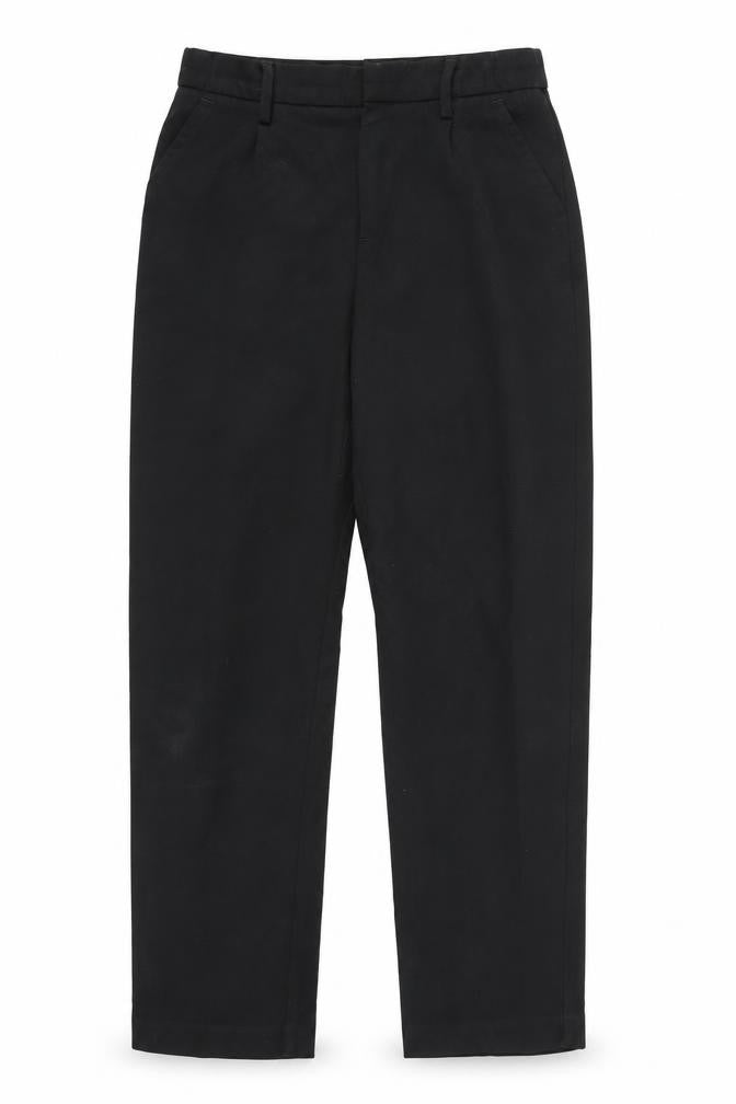Front view of John Lewis boys’ black bloomer trousers, size 12, years