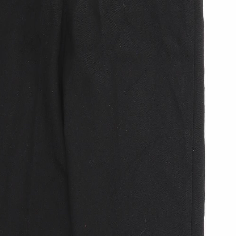 Brand and care label for John Lewis boys’ black bloomer trousers, size 12, years