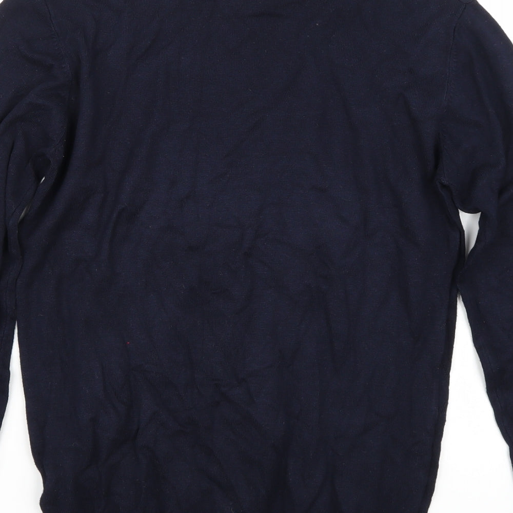 Sobino Mens Blue   Pullover Jumper Size M