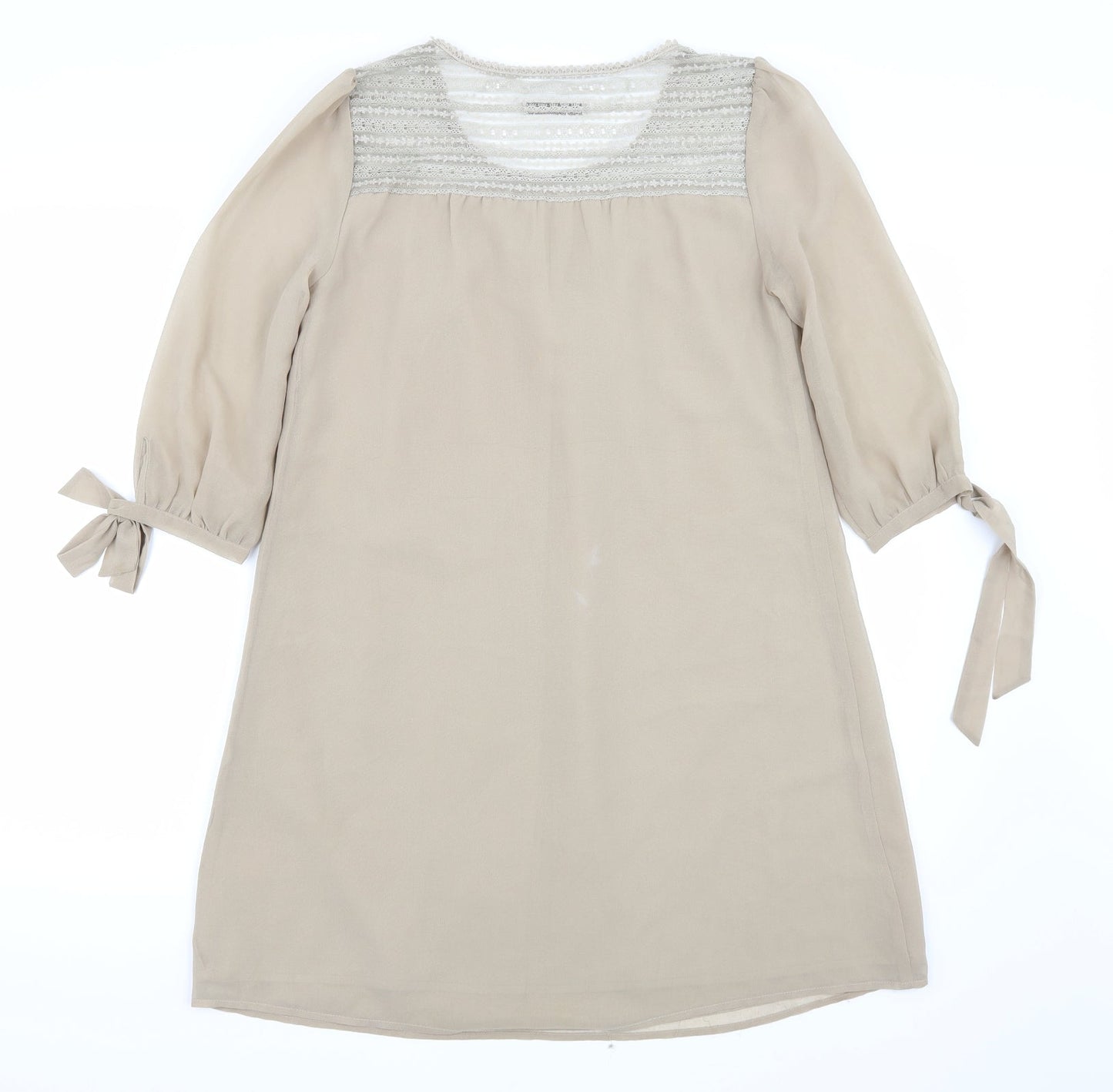 Darling Womens Beige  Rayon A-Line  Size XS