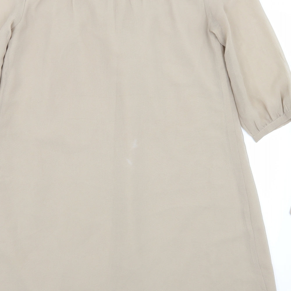 Darling Womens Beige  Rayon A-Line  Size XS