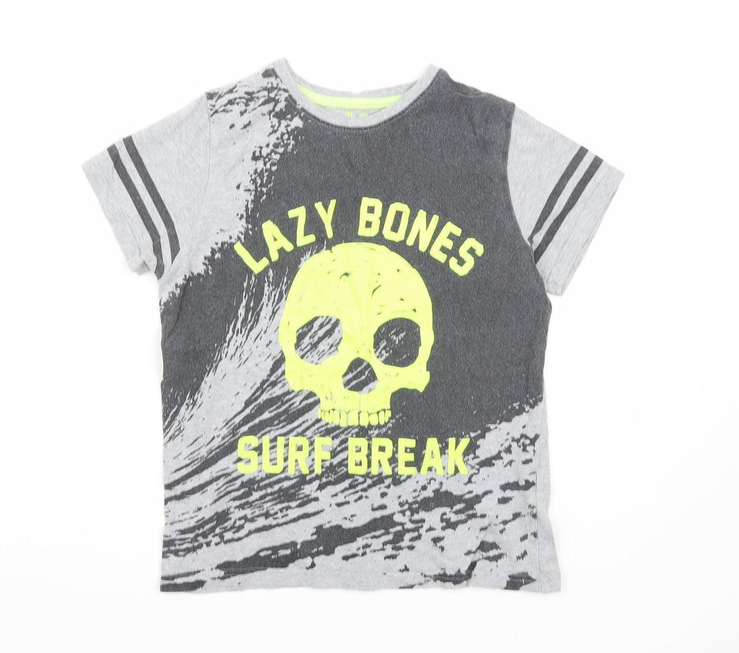 Marks and Spencer Boys Grey   Basic T-Shirt Size 9-10 Years