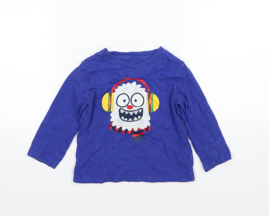 Gap Boys Blue  Jersey Basic T-Shirt Size 18-24 Months