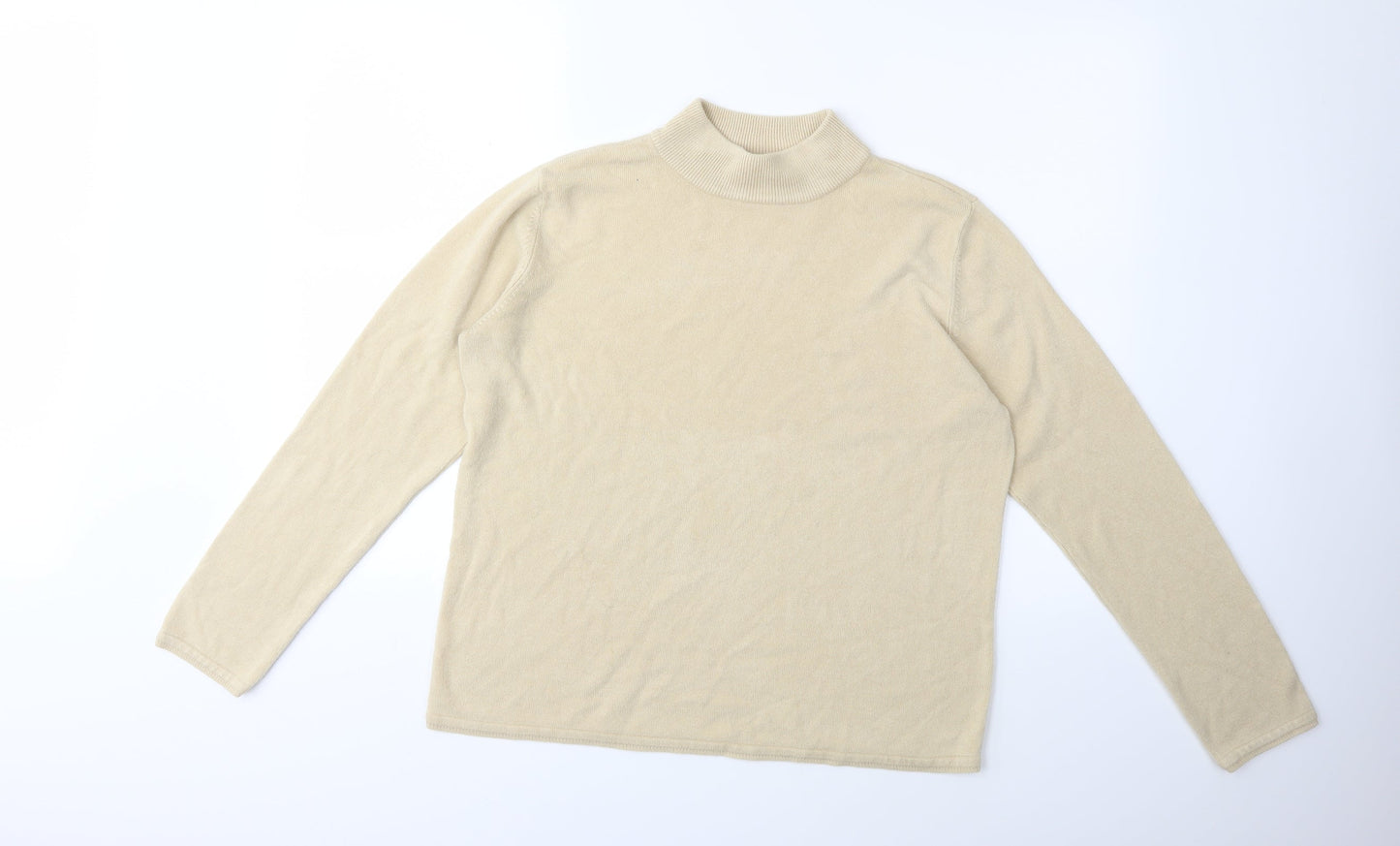Bonmarché Womens Beige  Knit Pullover Jumper Size M