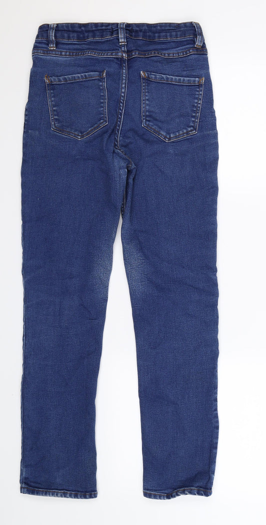 Papaya Womens Blue  Denim Skinny Jeans Size 8 L25 in