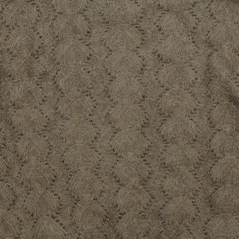 Katsumi Womens Beige  Knit Pullover Jumper Size M