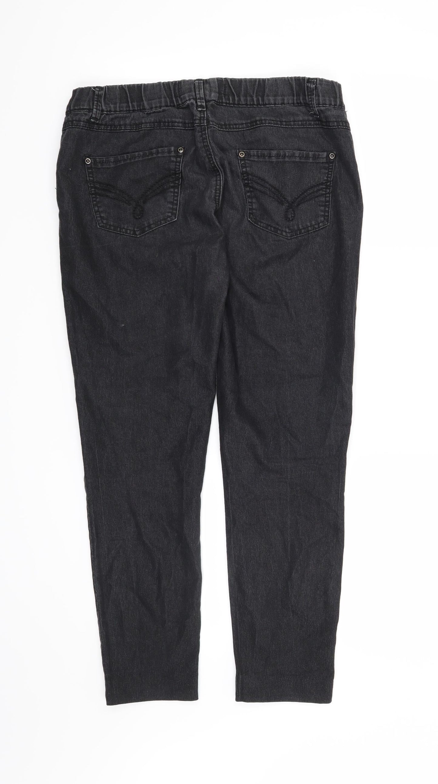 Denim CO Womens Black   Jegging Jeans Size 12 L26 in