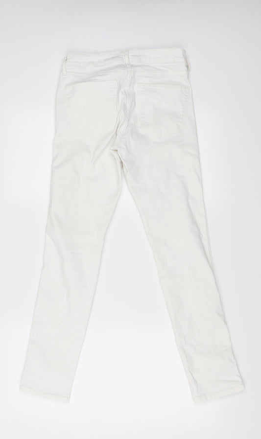 H&M Womens Ivory   Skinny Jeans Size 27 L27 in