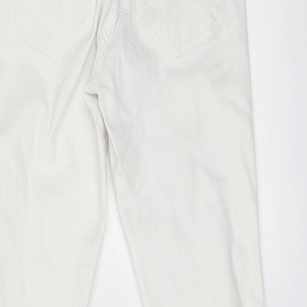 H&M Womens Ivory   Skinny Jeans Size 27 L27 in