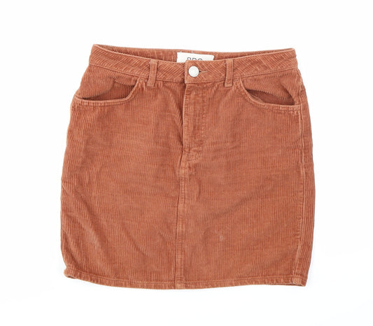 BDG Womens Orange  Corduroy Mini Skirt Size S