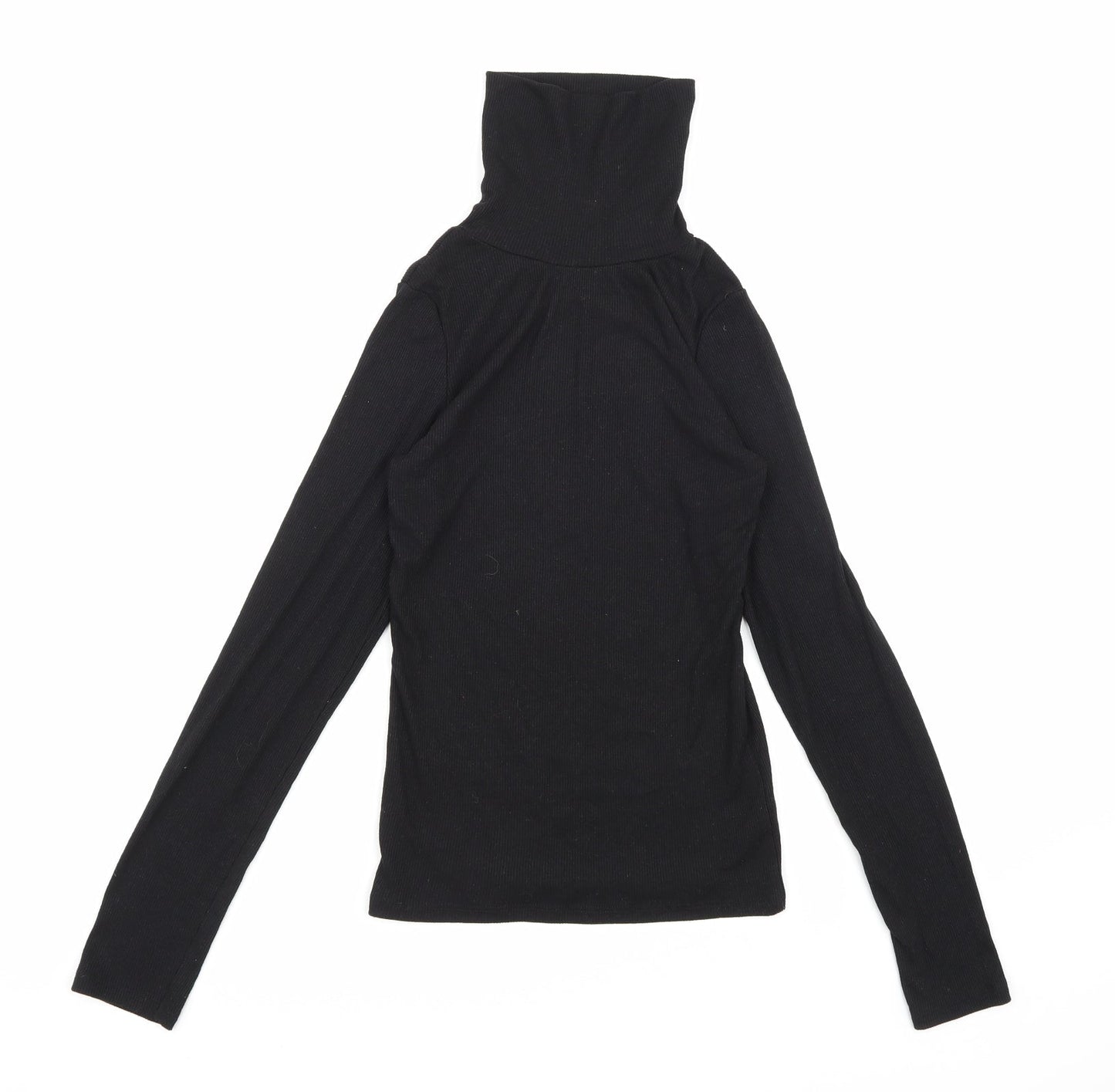 New Look Womens Black  Knit Pullover Jumper Size 10