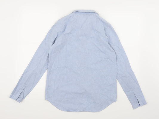 Karl Marc John Womens Blue   Basic Button-Up Size S