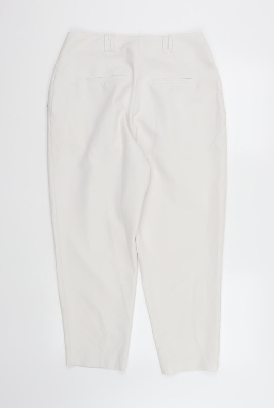 New Look Womens White   Trousers  Size 10 L24 in