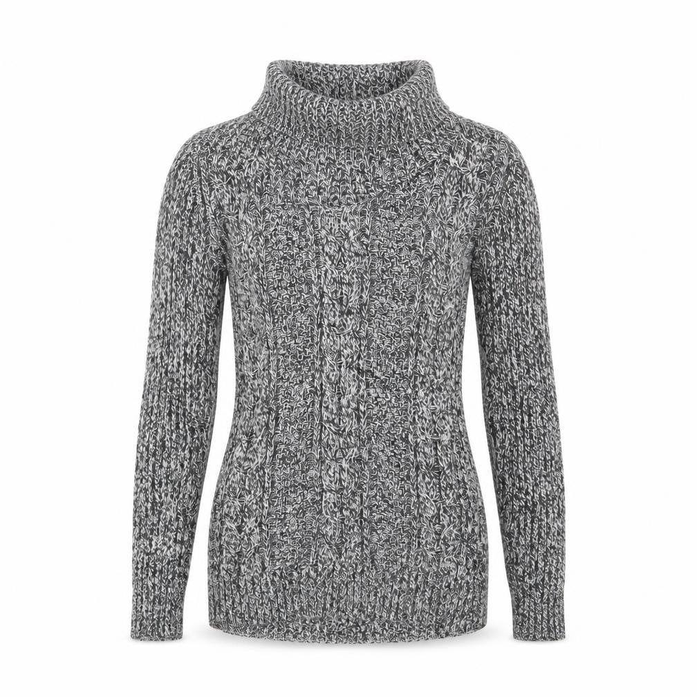 Front view of Faded Glory women’s grey jumper, size UK 6