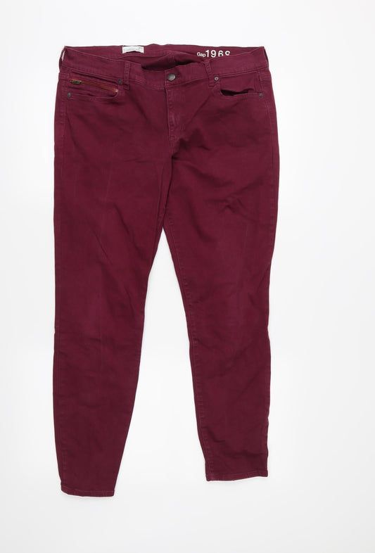 Gap Womens Purple   Jegging Jeans Size 10 L27 in