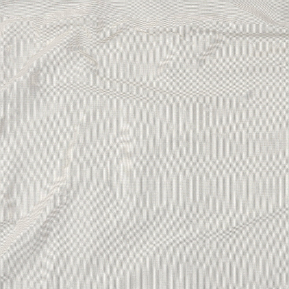 Avenue Mens Beige    Button-Up Size XL