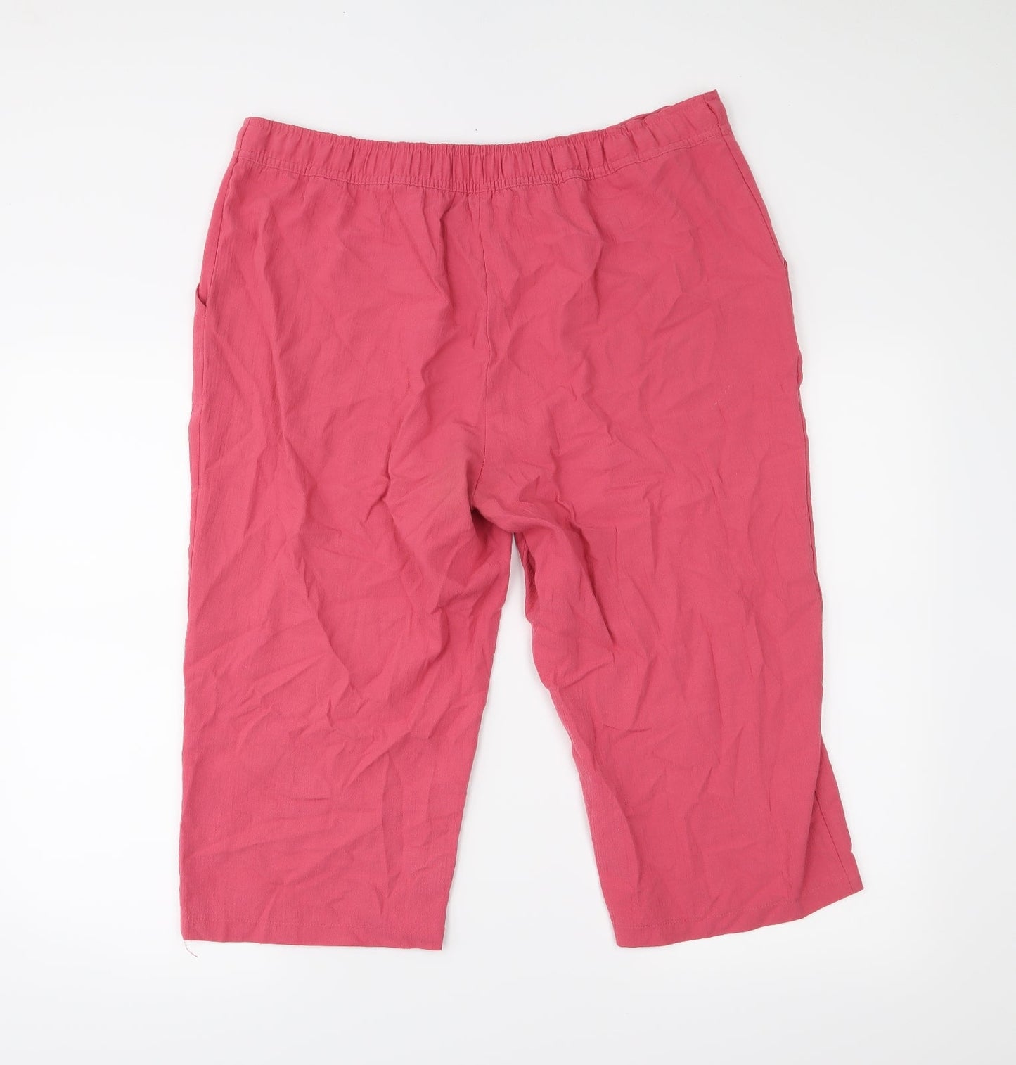Papaya Womens Pink   Chino Trousers Size 16 L20 in