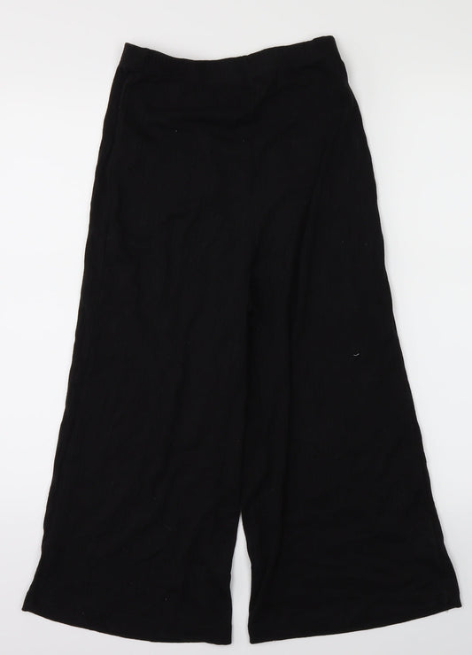 Missguided Womens Black   Trousers  Size 6 L20 in