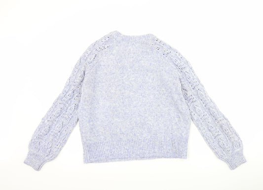 Papaya Womens Purple   Pullover Jumper Size M