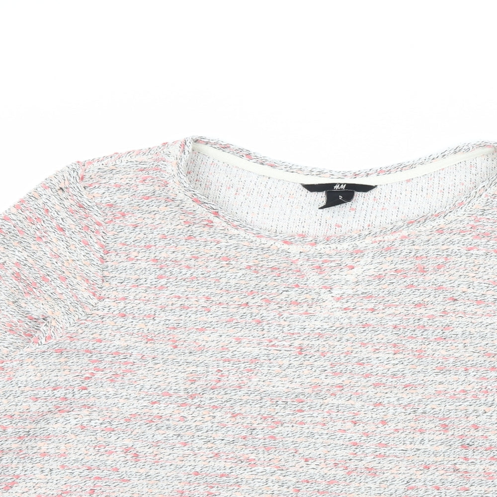 H&M Womens Pink   Pullover Jumper Size M