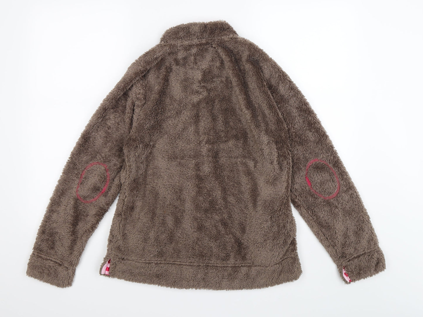 Crane Womens Brown  Fleece Jacket  Size 8
