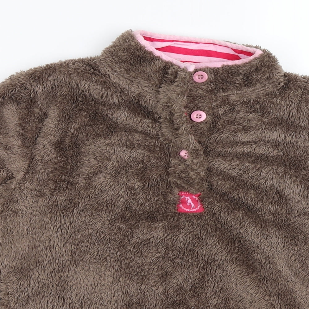 Crane Womens Brown  Fleece Jacket  Size 8