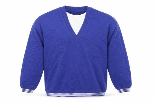 SILVERWEAR Mens Purple Striped Jersey Pullover Jumper Size M