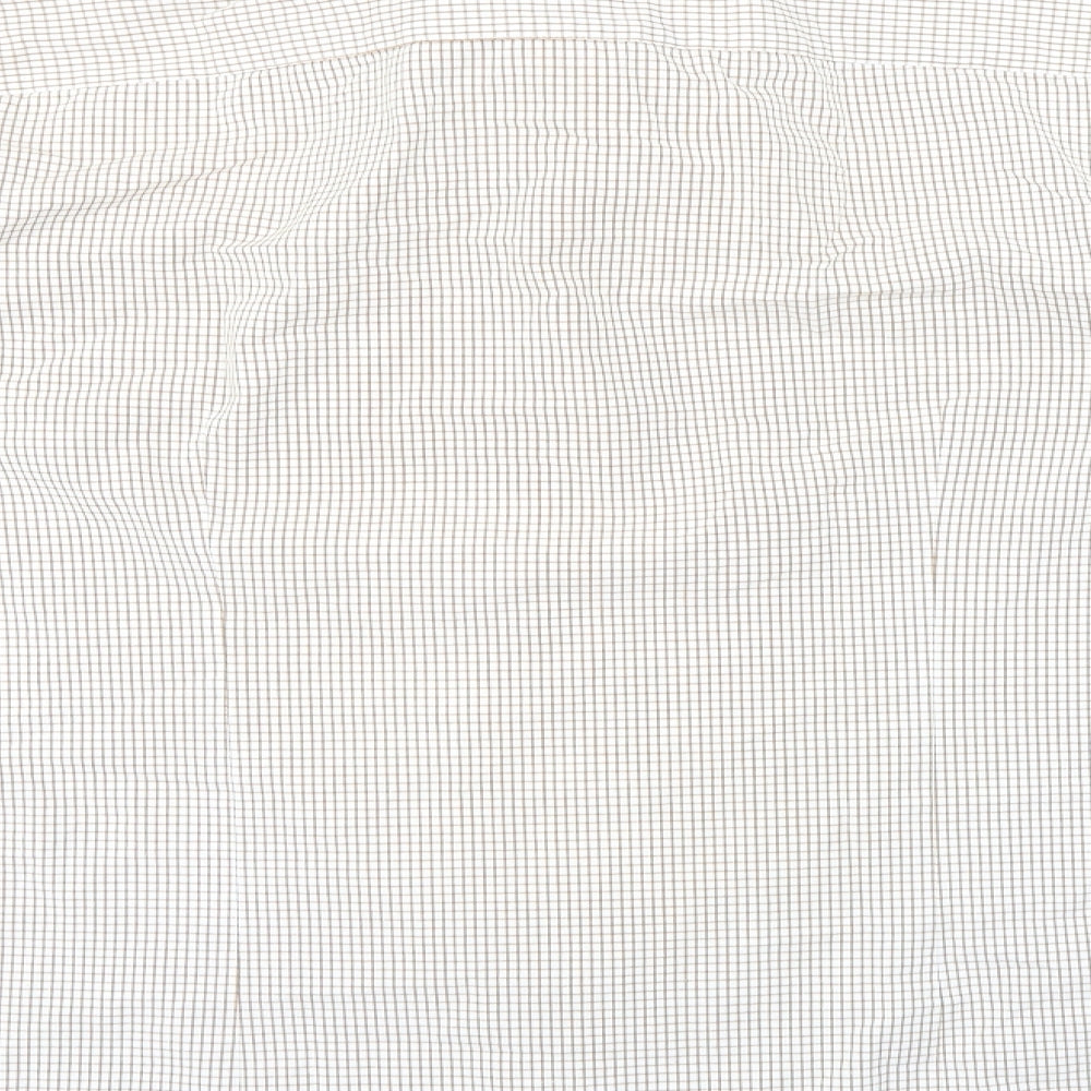 Hampton Republic Mens Brown Check   Button-Up Size L