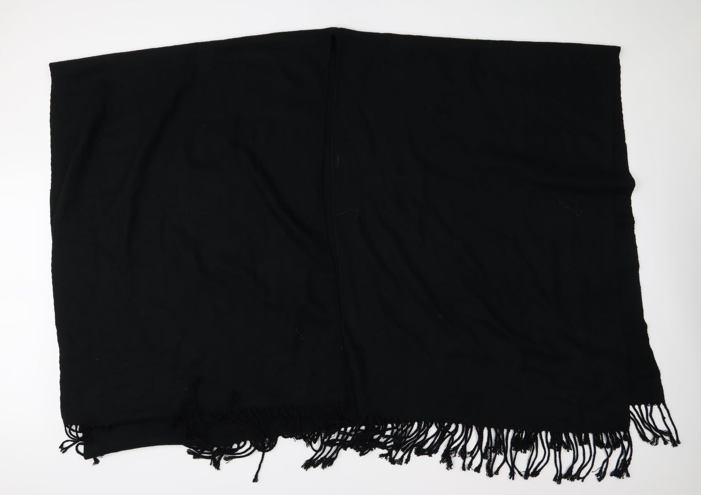 Preworn Womens Black   Overcoat Cape One Size