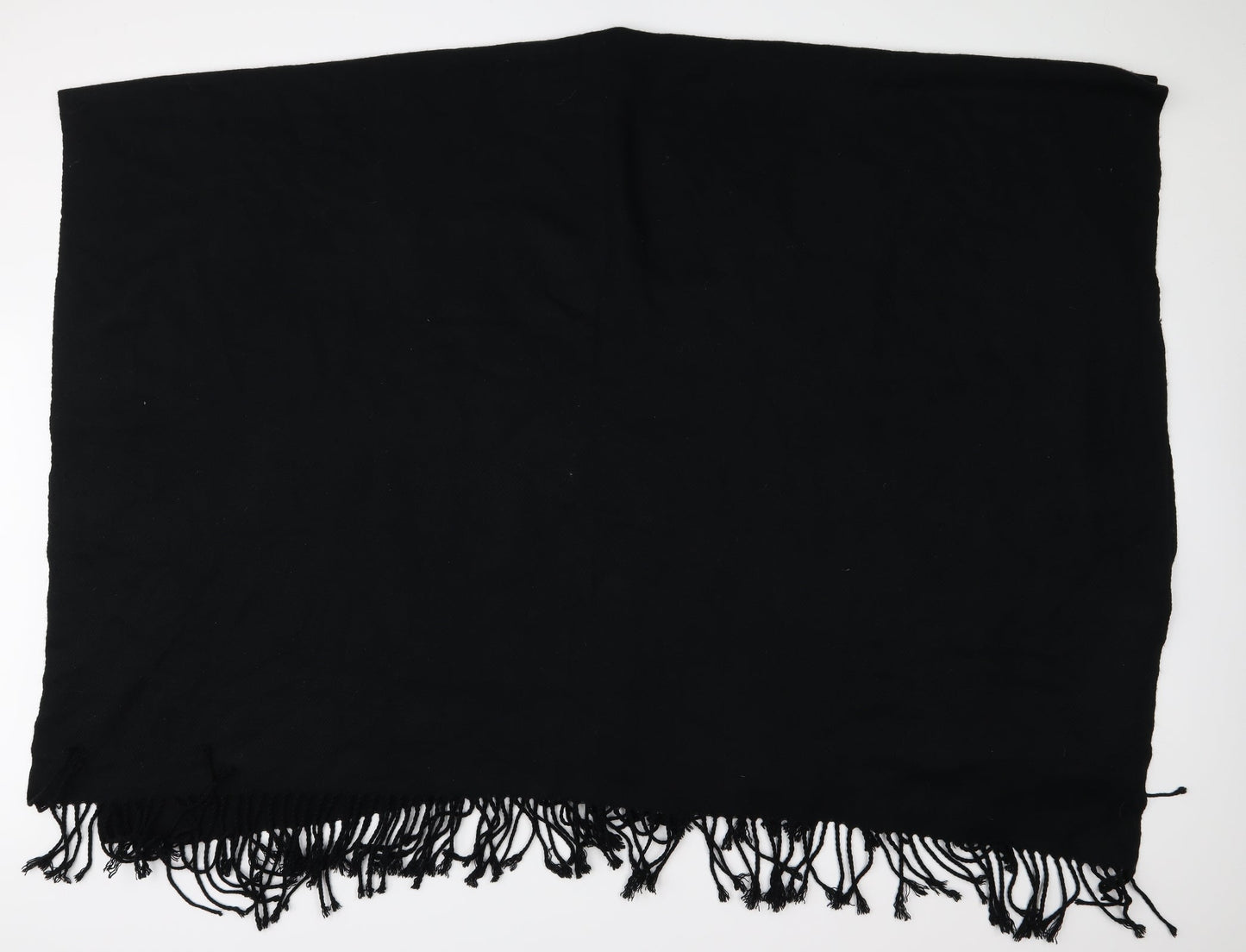 Preworn Womens Black   Overcoat Cape One Size