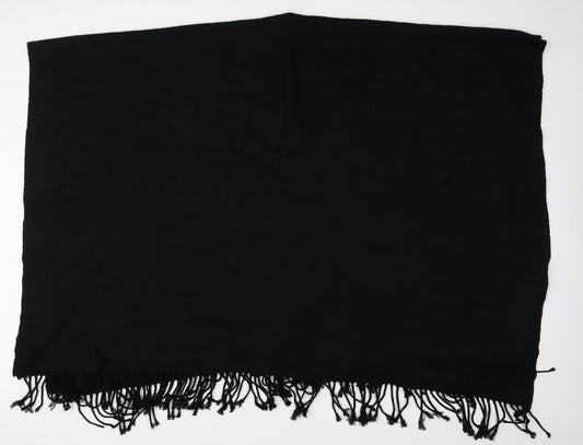 Preworn Womens Black   Overcoat Cape One Size