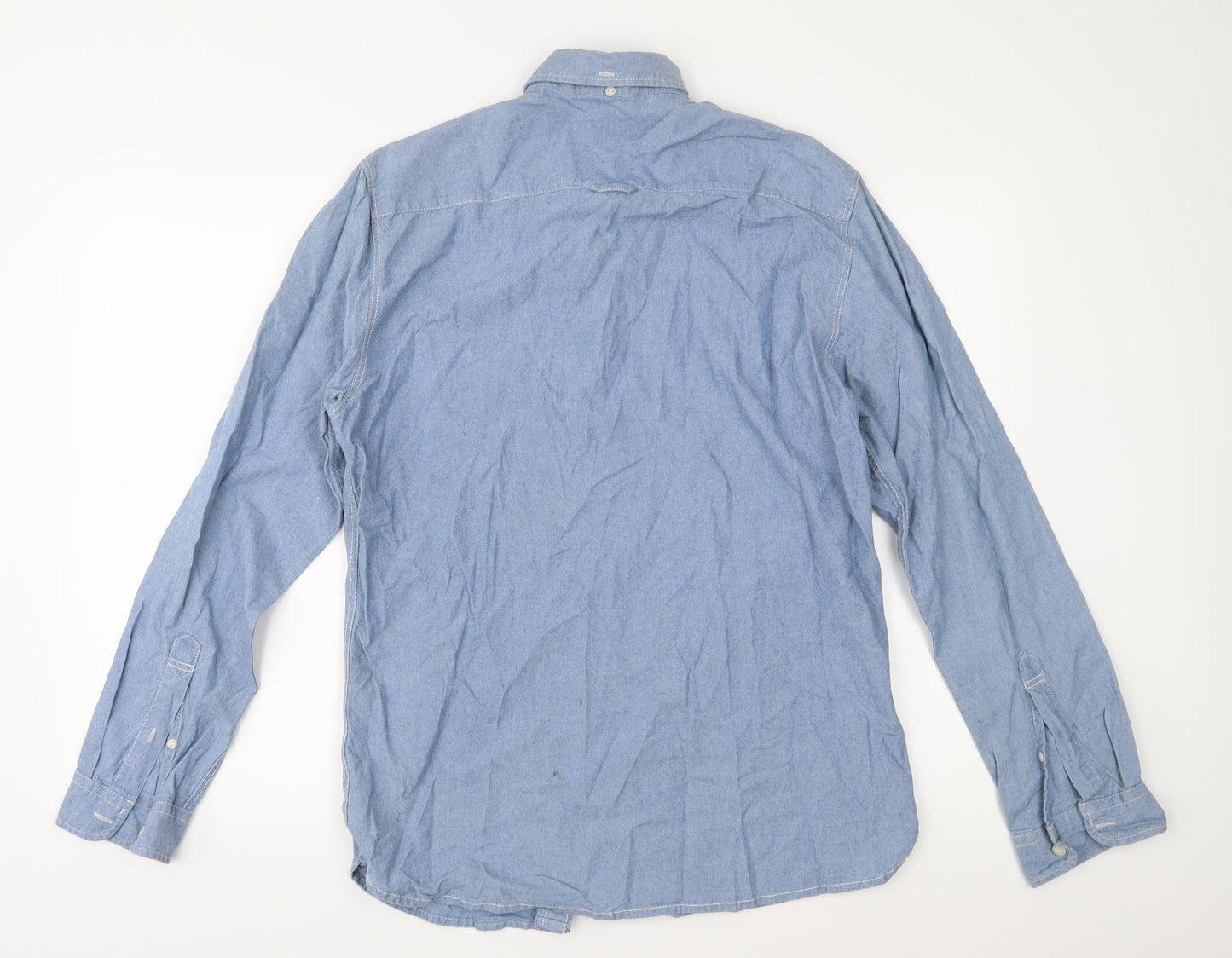 NEXT Mens Blue    Button-Up Size M