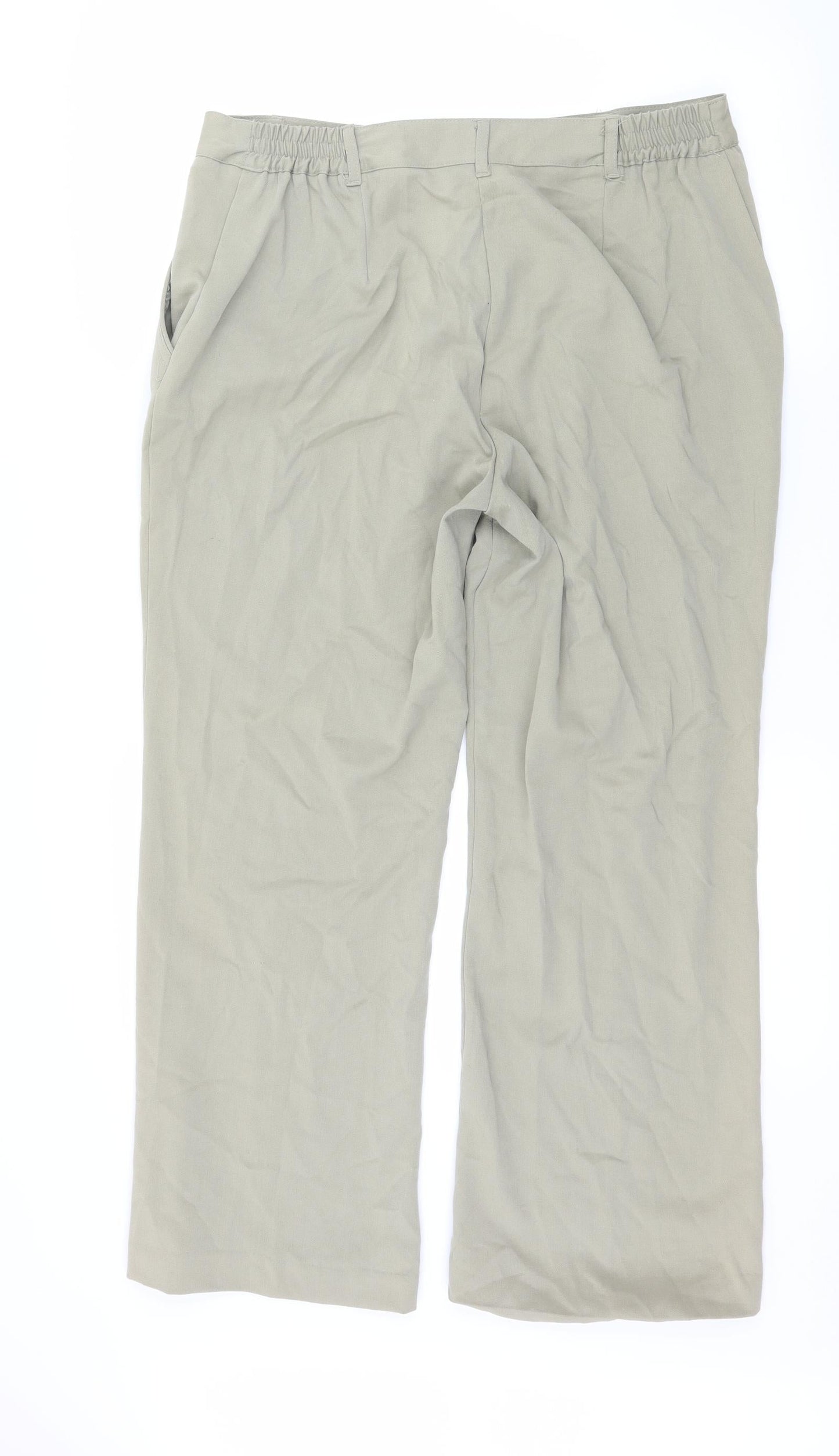 Anna Rose Womens Beige   Trousers  Size 16 L27 in