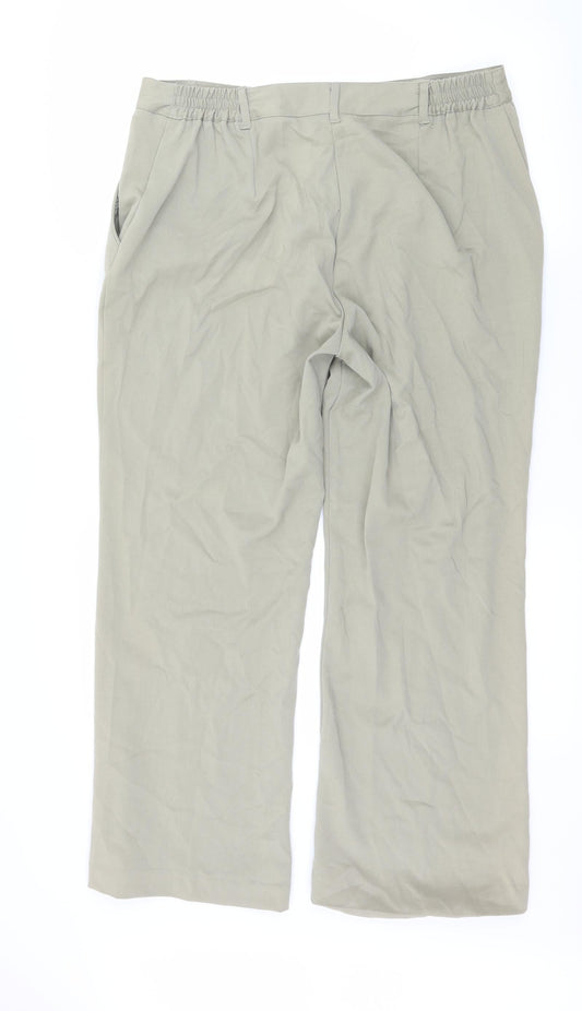 Anna Rose Womens Beige   Trousers  Size 16 L27 in