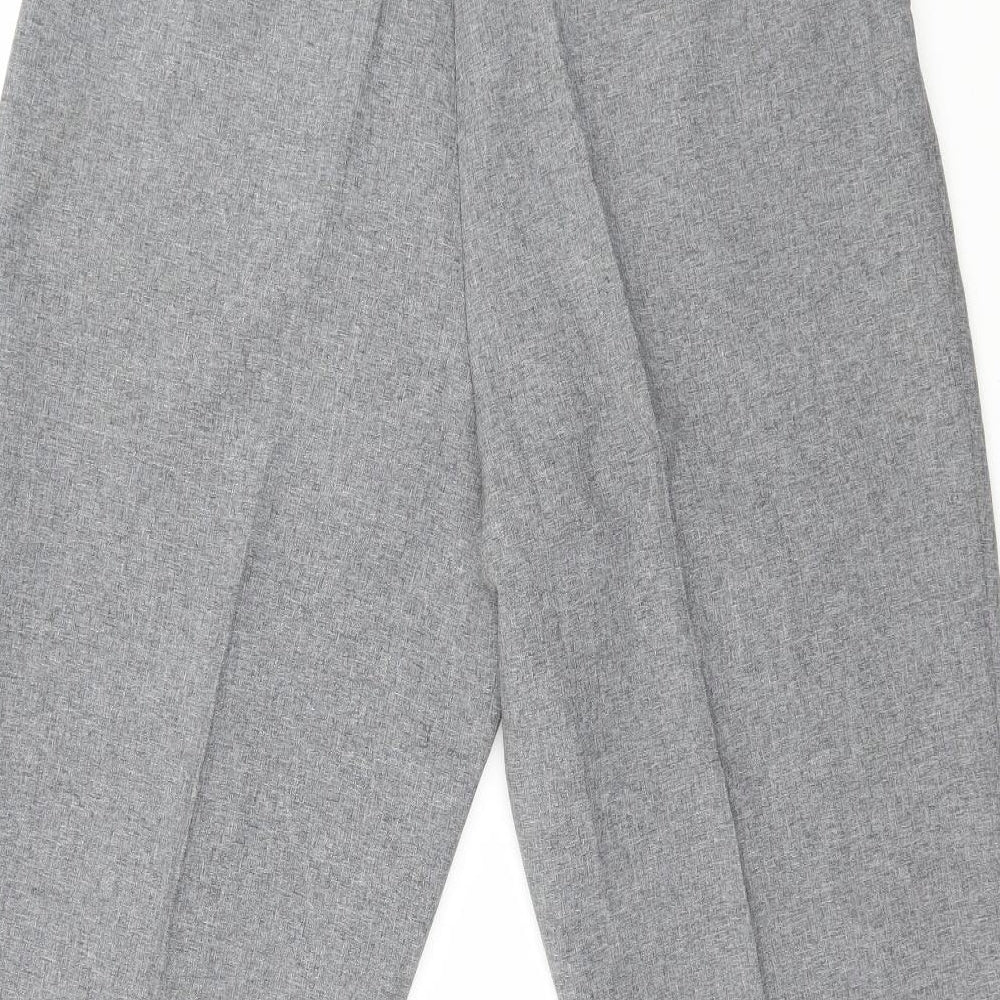 Slimma Womens Grey   Trousers  Size 14 L24 in