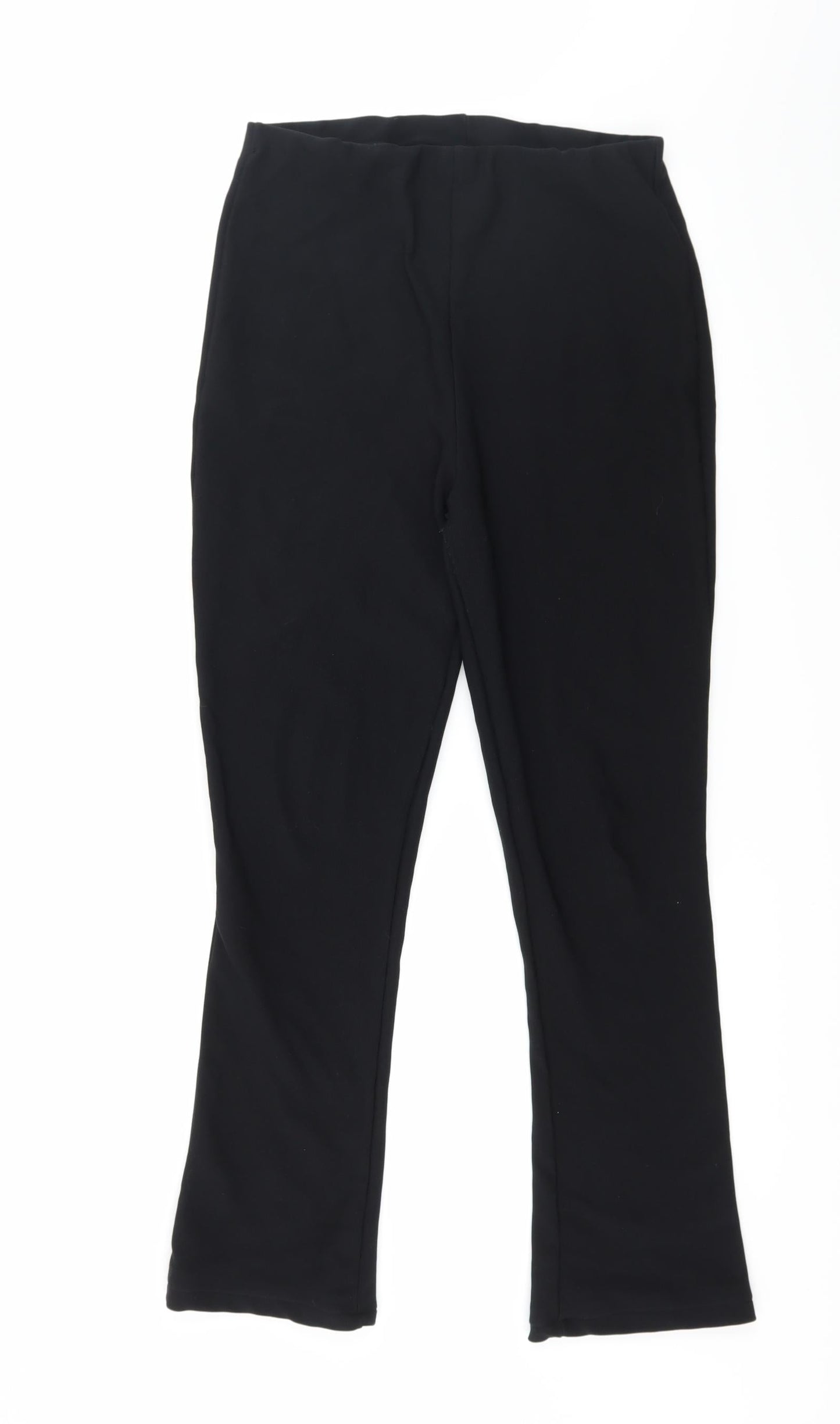 Preworn Womens Black   Trousers  Size 10 L27 in