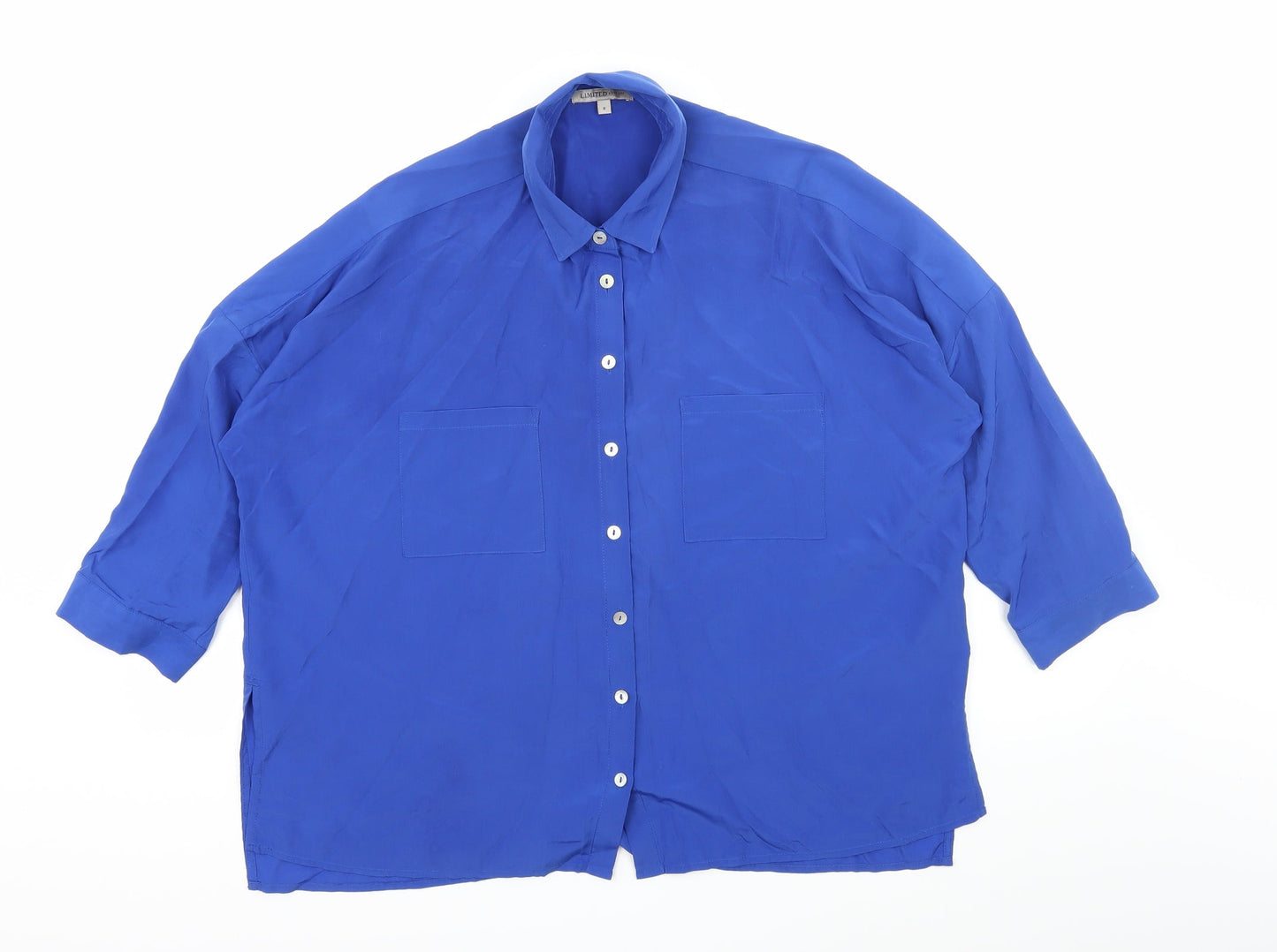 Marks and Spencer Womens Blue   Basic Blouse Size 8