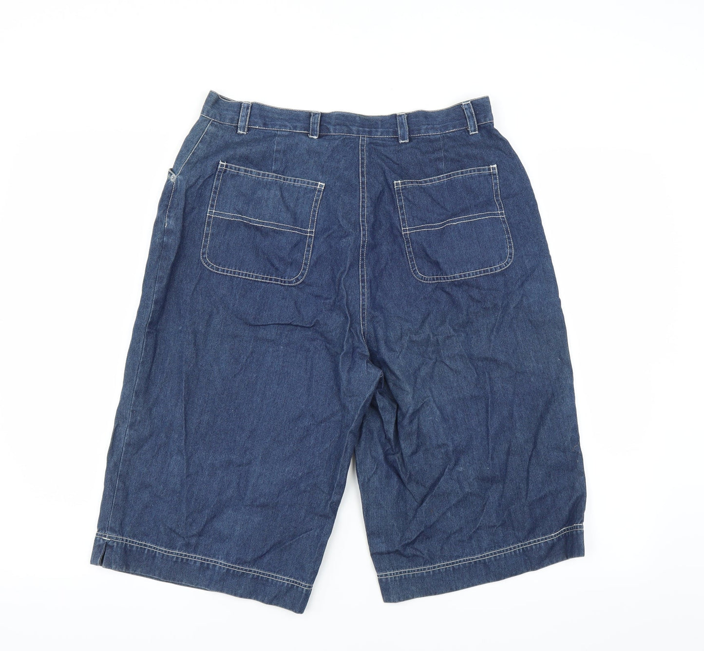 Borgitta Womens Blue   Culotte Shorts Size 32 in