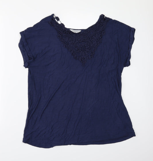 Classic Womens Blue   Basic T-Shirt Size 14